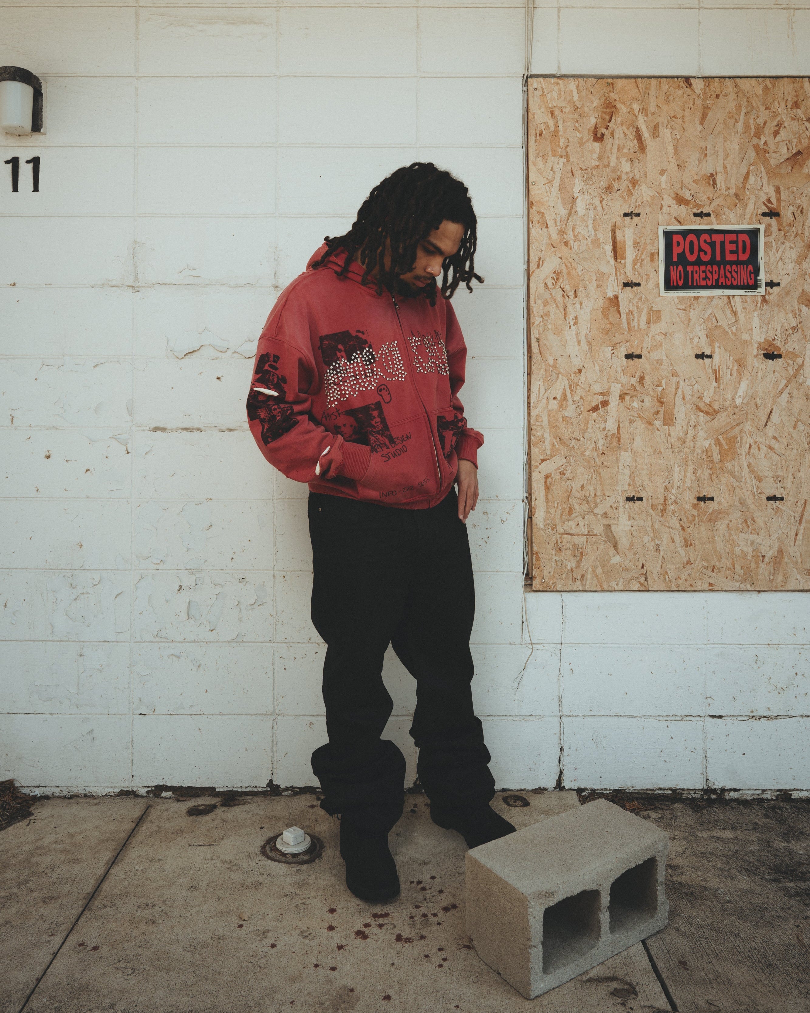 Thrashed "ICON" Zip Up Hoodie