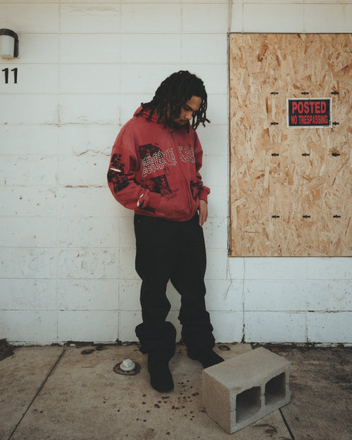 Thrashed "ICON" Zip Up Hoodie