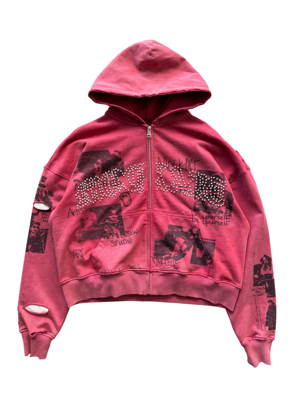 Thrashed "ICON" Zip Up Hoodie