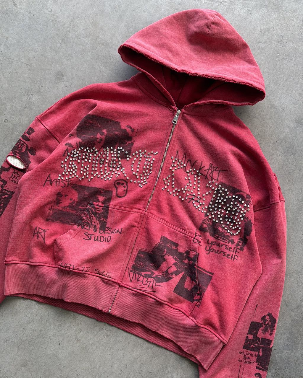 Thrashed "ICON" Zip Up Hoodie